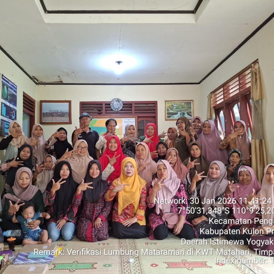 KWT Matahari Padukuhan Timpang Jalani Verifikasi Program Lumbung Mataraman